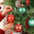 Amteker Weihnachtskugeln Kunststoff Set, 16 Stücke 6CM Christbaumkugeln, Weihnachtsbaumschmuck mit Aufhänger Weihnachtsdeko Bruchsicher, Traditionelles Thema Rot Grün Weiß - 3