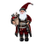azurely Robe Santa Claus Figur, 30 / 45cm Stehende Santa Claus Figur Puppe Weihnachten Desktop Ornament Kinder Geschenk Spielzeug für Home Mall Office - 1