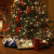 Baummantel Christbaumbeleuchtung mit 10 * 28 LED, Lichterkette Baumbeleuchtung mit Ring, IP44 Spritzwassergeschützt, Außen und Innen Lichterkette für 180CM-250CM Weihnachtsbaum (warm weiße) - 4