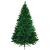 BB Sport Christbaum Weihnachtsbaum 240 cm Mittelgrün PVC Tannenbaum Künstlich Standfuß Klappsystem - 1