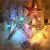 Benoon Weihnachtsbaumspitze Ornamente Dekor 3D Effektive Solide Schmiedeeisen Weihnachtsbaum Rattan Stern Topper für Party für Zuhause für Küche Golden 15cm - 3