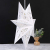 BESPORTBLE 45CM Papierstern Lampe Papier Weihnachtssterne mit Beleuchtung 3D Leuchtstern Fensterdeko Stern Weihnachten Beleuchtet Christbaumspitze für Weihnachtsbaum Deko - 4