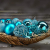 Brubaker 101-teiliges Set Weihnachtskugeln mit Baumspitze Blau Christbaumschmuck - 4