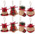 Christbaumanhänger 8 Weihnachtsbaumschmuck Deko-Anhänger aus Filz Christbaum Anhänger Hängende Ornamente, Glocke/ Weihnachtsbaum/Strumpf/Stocking ball formen für weihnachtsbaum anhänger glocke urlaub - 1