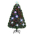COSTWAY 90/120/150/180 LED Künstlicher Weihnachtsbaum mit Glasfaser-Farbwechsler und Sternspitze, Tannenbaum PVC Nadeln, Christbaum ideal für Zuhause, Büro, Geschäfte und Hotels, Grün (120cm) - 1