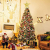 CUIFULI Weihnachtsbaum Stern, 1 STÜCK Christbaumspitze Stern Tannenbaum Spitze Warmweiß 10 LED für Feiertags-Dekorationen - 3