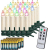 Deuba 30x LED Weihnachtsbaumkerzen kabellos bunt inkl. Batterien Fernbedienung Timer Weihnachtskerzen Christbaumkerzen - 1