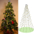 Elegear Lichterkette Weihnachtsbaum Christbaumbeleuchtung mit Ring 400 LEDs 10 Stränge IP44 Weihnachtsbaum-Überwurf-Lichterkette Weihnachtsbeleuchtung Lichterkette für Weihnachtsbaum von 150cm-300cm - 3