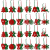 FHzytg 48 Stück Weihnachtsbaumschmuck Christbaumschmuck Filz, Weihnachtsanhänger aus Filz Christbaumschmuck Weihnachten Filz Weihnachtsbaum Deko Filz Schneeflocken für Weihnachten - 1