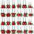 FHzytg 48 Stück Weihnachtsbaumschmuck Christbaumschmuck Filz, Weihnachtsanhänger aus Filz Christbaumschmuck Weihnachten Filz Weihnachtsbaum Deko Filz Schneeflocken für Weihnachten - 1