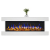 GLOW FIRE Clear 36 Elektrokamin | Wandkamin, Deko Kamin mit Multi-Color 3D-Flammeneffekt LED-Technik und Heizfunktion 1600 W | Fernbedienung, Breite 118 cm, Weiß - 1