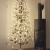 HILIGHT LED Weihnachtsbaum mit 296 warmweißen LEDs und Schneedeko 180 cm braun für Außenbereich geeignet Christbaum Tannenbaum Zweige und Äste Biegsam inkl. Metallständer - 1