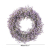 HUAESIN Künstliche Gypsophila Blumenkranz Deko Türkranz Künstliche Hängen Kranz Eukalyptus Dekokranz Lila für Tür Hochzeit Fenster Kamin Wand Outdoor Ganzjährig Deko 46cm - 2