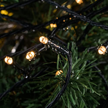 ilikable 40M Lichterkette Außen Batterie 300leds, Weihnachtsbeleuchtung Außen Timer, 8 Modi Lichterkette mit IP44 Wasserdicht für Garten, Balkon, Terrasse, Tor, Hof, Hochzeit, Party - Warmweiße - 5