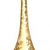 Jack Christbaumspitze Thüringer Glas 28cm Spitze Mundgeblasen Eislack Glanz Matt, Farbe:Gold - 2