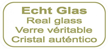 Jack Christbaumspitze Thüringer Glas 28cm Spitze Mundgeblasen Eislack Glanz Matt, Farbe:Gold - 6