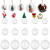 KATELUO 15 Stücke Klar Weihnachtskugeln, Plastik-Kugeln, Füllbare Weihnachtsplastikkugeln,fürBefüllen und Dekorieren Christbaumschmuck, Tischdekoration, Weihnachtssouvenirs - 1