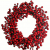 khevga Tür-Kranz Winter Weihnachten Rote Beeren (1, 40) - 1