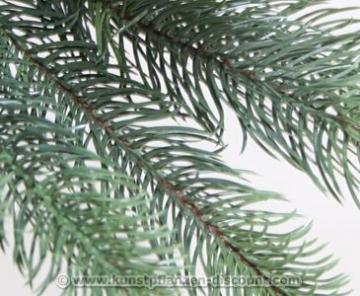 Künstlicher Tannenbaum mit Spritzguss Nadeln auf 766 Tips, LED Beleuchtung, Höhe 180cm von kunstpflanzen-discount.com - künstlicher Weihnachtsbaum - Tannenbaum künstlich - künstliche Weihnachtsbäume Christbaum - 5