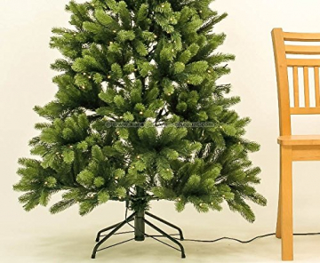 Künstlicher Tannenbaum mit Spritzguss Nadeln auf 766 Tips, LED Beleuchtung, Höhe 180cm von kunstpflanzen-discount.com - künstlicher Weihnachtsbaum - Tannenbaum künstlich - künstliche Weihnachtsbäume Christbaum - 7