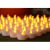 LED Kerzen, 24 Stück LED Flammenlose Tealights, Flackern Teelichter, elektrische Kerze Lichter Batterie Dekoration für Weihnachten, Weihnachtsbaum, Ostern, Hochzeit, Party - 4