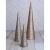 Led Pyramide Weihnachten 3er Set 40, 60 und 80cm Lichterkegel Warmweiss Beleuchtung Weihnachten Weihnachtspyramiden Batteriebetrieben - 2