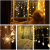 Lichterkette Eisregen Außen, Schneeflocke Weihnachtsbeleuchtung Lichtervorhang mit USB, 8 Modi und Timer Memory-Funktion und Dimmbar mit Fernbedienung, Deko Hochzeiten, Garten(Warmweiß) - 4