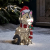 Lights4fun 30er LED Katze Weihnachtsbeleuchtung Außen Weihnachtsfigur mit Timer - 1