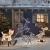 Lights4fun 50er LED Westie West Highland White Terrier Weihnachtsbeleuchtung Weihnachtsfigur Timer - 4