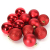 No One&U 100 Stück Kunststoff Weihnachtskugel,Weihnachtskugeln Ornamente Kugel Box Glanz Glitzer Matt Dekor Inge,Farbe:Rot - 4