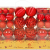 No One&U 100 Stück Kunststoff Weihnachtskugel,Weihnachtskugeln Ornamente Kugel Box Glanz Glitzer Matt Dekor Inge,Farbe:Rot - 1