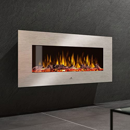 Noble Flame Vegas 1070 Edelstahl Elektro Wandkamin - 1