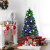 RELAX4LIFE Künstlicher Weihnachtsbaum, Christbaum mit LEDs & Schneeflocke & Sternspitze, Kunstbaum Farbiger Glasfaser-Farbwechsler, Tannenbaum für Büro & Geschäften & Zuhause, PVC, grün (120 cm) - 3