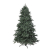 RS Trade HXT 1418 künstlicher PE Spritzguss Weihnachtsbaum 210 cm (Ø ca. 132 cm) mit ca. 4850 Spitzen, schwer entflammbarer Tannenbaum mit Schnellaufbau Klappsysem, inkl. Metall Christbaum Ständer - 1