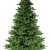 RS Trade HXT 19001 künstlicher Weihnachtsbaum 150 cm (Ø ca. 105 cm) mit 872 Spitzen und Schnellaufbau Klapp-Schirmsystem, schwer entflammbar, unechter Tannenbaum inkl. Metall Christbaum Ständer - 1