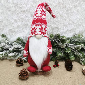 Schiffe aus Deutschland, TriLance Weihnachten Puppe, Weihnachten Deko, Handgemachte Wichtel Figuren Weihnachten Deko, Mini Santa Dolls, Süße Plüschtier, Weihnachtswichtel - 1