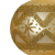 SIKORA SP5G Christbaumspitze aus Glas mit traditionellem Glitterdekor/H:30cm - Gold - 2