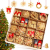 Strohsterne Weihnachtsbaum, 52 Stück Weihnachtlicher Baumschmuck Stroh Anhänger Strohstern, Christbaum Schmuck Strohanhänger natürlicher Christbaumanhänger Weihnachtsdeko - 1