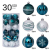 SUCHUANGUANG 1 Set 6 cm / 30 Stück Weihnachtskugeln Ornamente Party Hochzeit Weihnachtsbaum hängen Dekor hängen Anhänger RGD - 3