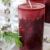 Unbekannt 4 Stumpenkerzen Kerzen Bordeaux Rot Weinrot 6cm Hochzeit Tischdeko Weihnachten Advent Kerze Deko - 4