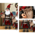 Weihnachtsmann Figurenpuppe 30/45cm Weihnachtsfigur Weihnachtsdeko Weihnachtsschmuck, Roten Robe-Verzierung, Weihnachten für Kinderfamilie und Freunde - 4