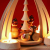 Wichtelstube-Kollektion Weihnachtspyramide f. Teelichter 24cm mit 