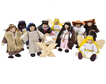 Winzlinge 309-21 Krippenfiguren Set klein - Weihnachten Weihnachtsgeschichtehte - 1