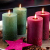 Wunderschöne & Moderne Adventskerzen – 2 Stück - Rustikale Oberfläche - Kerzen/Stumpenkerzen - Weihnachten/Weihnachtskranz/Adventskranz (Altrot, Höhe: 11cm) - 3