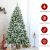 COSTWAY 180cm Künstlicher Weihnachtsbaum mit Schnee, Tannenbaum mit Metallständer, Christbaum 928 Spitzen PVC Nadeln, Kunstbaum Weihnachten Klappsystem ideal für Zuhause, Büro, Geschäfte und Hotels - 3