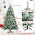 COSTWAY 180cm Künstlicher Weihnachtsbaum mit Schnee, Tannenbaum mit Metallständer, Christbaum 928 Spitzen PVC Nadeln, Kunstbaum Weihnachten Klappsystem ideal für Zuhause, Büro, Geschäfte und Hotels - 4