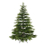 SALCAR Weihnachtsbaum Künstlich 180cm mit 537 Spitzen, Tannenbaum künstlich mit Christbaum Ständer und Schnellaufbau Klapp-Schirmsystem, Naturgetreu - 1