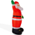 KESSER® Aufblasbarer Weihnachtsmann XXL 250cm LED beleuchtet inkl. Befestigungsmaterial Weihnachtsdekoration Weihnachtsdeko Figur, geräuscharmes Gebläse, Nikolaus Santa witterungsbeständig IP44 - 4