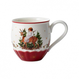 Villeroy und Boch - Annual Christmas Edition 2020 Jahresbecher, große Weihnachtstasse, mit goldenem Bodenstempel, Premium Porzellan, 530 ml - 1