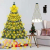 Christbaumbeleuchtung mit Ring, 280 LEDs Weihnachtsbaum Lichterkette mit 8 Stränge 2m Tannenbaum lichterkette Weihnachtsbeleuchtung Lichternetz für 150cm-240cm Baum, Warmweiß - 2